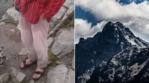 Odkryte stopy, śliskie podeszwy. 
Tak poszli w Tatry