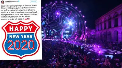 Powitanie Nowego Roku w wielu miastach Polski