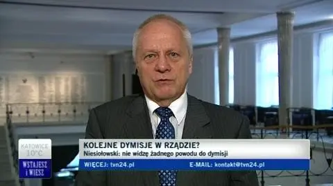 Dymisja? Nie ma powodów