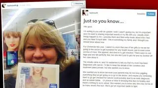 Taylor Swift w liście poinformowała o chorobie mamy