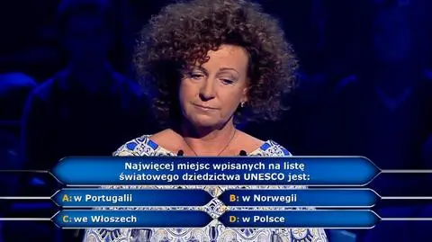 Pytanie z "Milionerów" za dwa tysiące złotych