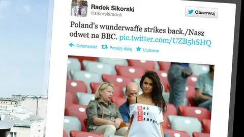 Sikorski o miss Euro: "Wunderwaffe Polski w odwecie"