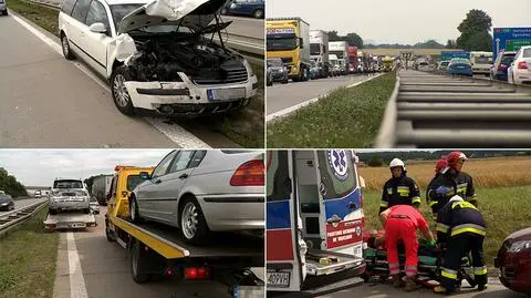 W wypadkach ranne zostały trzy osoby 