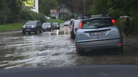 Przez Gdańsk przeszła ulewa
