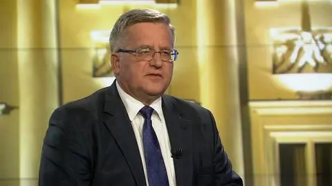 Bronisław Komorowski był gościem "Faktów po Faktach"