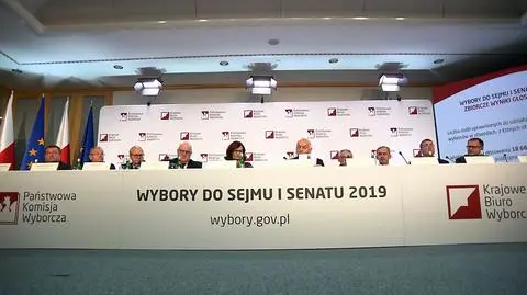 The National Electoral Commission during a press conference (video from October 15)