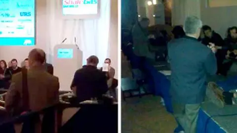 Ekolodzy wdarli się do hotelu. Usunęła ich policja