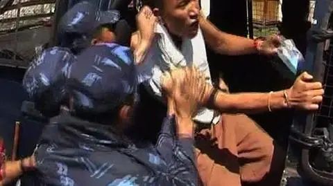 Demonstracja w Katmandu