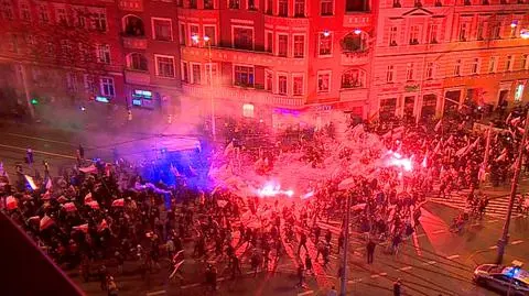 Marsze narodowców. Zatrzymania we Wrocławiu