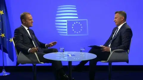 Donald Tusk w "Faktach po Faktach" w TVN24