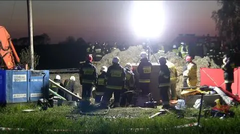 Budowali kanalizację, zostali przysypani ziemią. Jedna osoba nie żyje