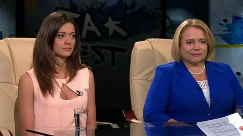 Miriam Shaded i Wanda Nowicka w "Tak jest"