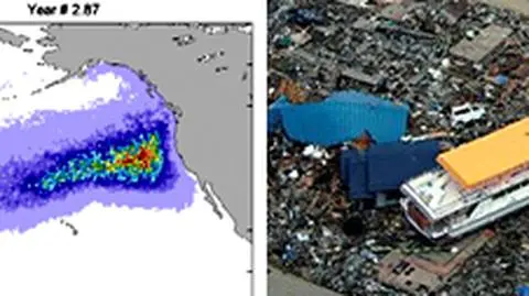 25 mln ton odpadków po tsunami sunie ku Kalifornii
