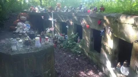 W tym miejscu przechodzień znalazł ciało Milenki (fragment programu "Uwaga!" TVN)