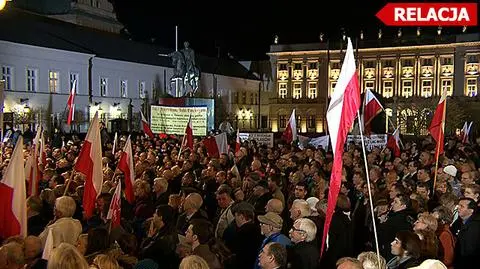 Marsz Pamięci przed Pałacem Prezydenckim
