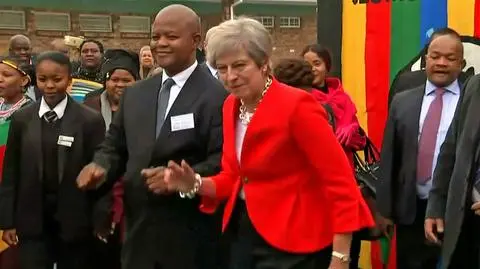 Theresa May zatańczyła w RPA