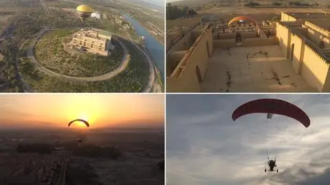 Irak z lotu ptaka. Niezwykłe filmy polskich motoparalotniarzy