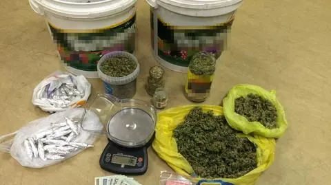 Policja przechwyciła prawie 4 kg marihuany
