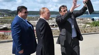 Putin w czasie wizyty we Władywostoku