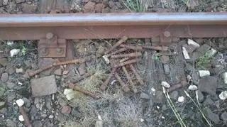 Kradł śruby z torów