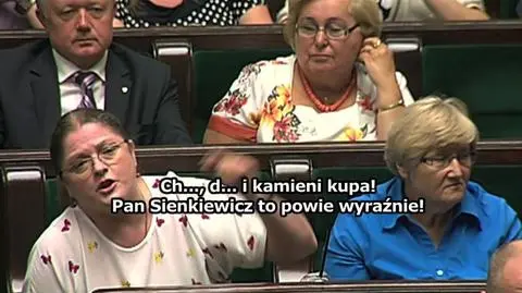 Poseł Pawłowicz pokazuje klasę