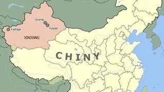Mniejszość ujgurską w Sinkiangu (Xinjiang) szacuje się na ponad 8 mln osób