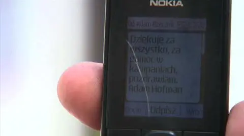 Sms od Adama Hofmana