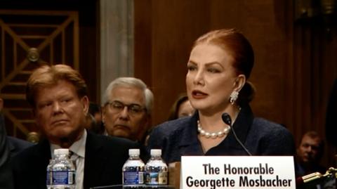 Georgette Mosbacher w Senacie