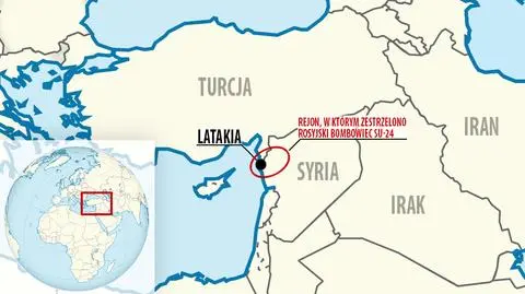 Wojna w Syrii. Rosyjski samolot przekroczył granicę Turcji?