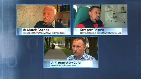 Eksperci o zachowaniu służb po wypadku