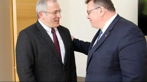 Działacze opozycji rosyjskiej spotkali się z szefem litewskiej dyplomacji 