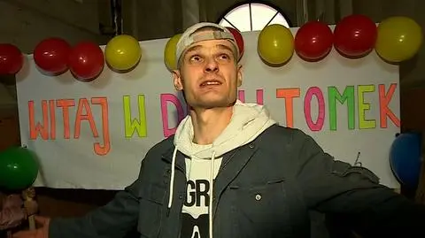 Tomasz Komenda hucznie powitany w domu przez swoich bliskich