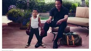 Muhammad Ali i jego wnuk Phoenix w reklamie francuskiego domu mody