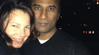 Fran Drescher i jej świeżo poślubiony małżonek Shiva Ayyadurai 