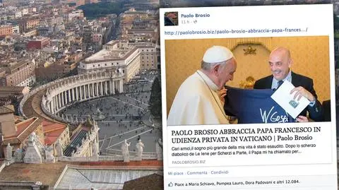 Paolo Brosio przyjęty na audiencji przez papieża Franciszka