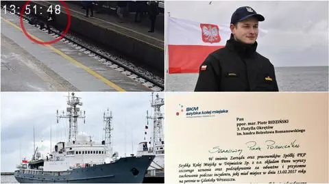 Gdynia: SKM podziękowało dzielnemu marynarzowi