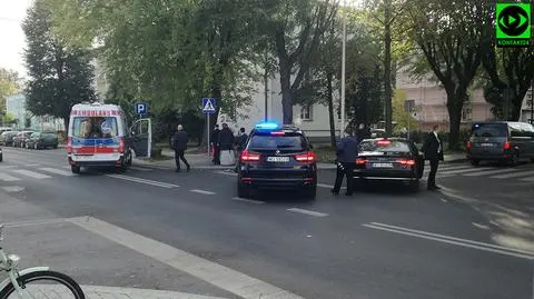 Wypadek kolumny prezydenckiej w Oświęcimiu. Samochód potrącił dziecko