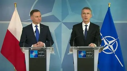 Andrzej Duda i Jens Stoltenberg. Spotkanie prezydenta z szefem NATO