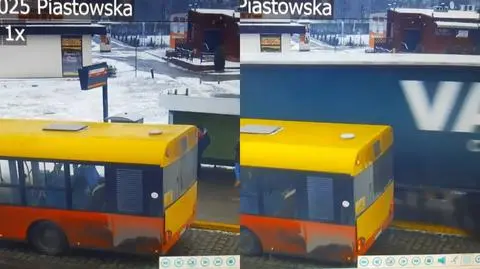 Dzierżoniów: tir przejechał po chodniku. Policja zatrzymała kierowcę
