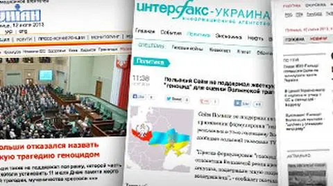 Uchwała Sejmu na czołówkach ukraińskich mediów. Piszą o "Wołyńskiej Tragedii"