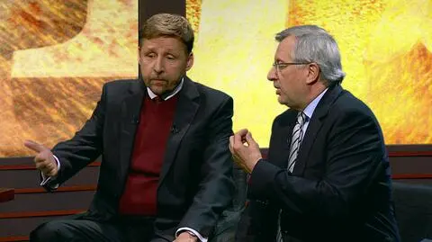 Marek Migalski i Marek Siwiec w "Piaskiem po oczach"