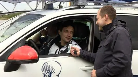"Moją rajdówką nie dałoby się tak jechać". 
Michał Kościuszko w catcher car