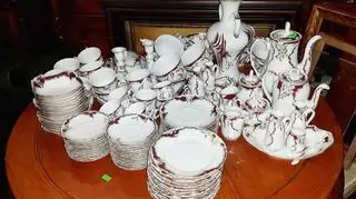 Łupem 28-latka padła między innymi porcelanowa zastawa