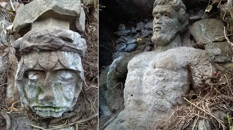 Zamek Książ: porządkowali bluszcz, znaleźli płaskorzeźby