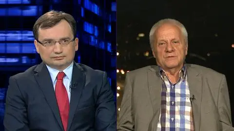 Zbigniew Ziobro (SP) i Stefan Niesiołowski (PO) w "Kropce nad i"