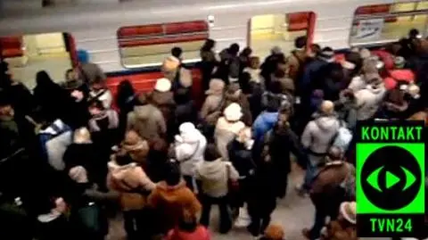 Poranna niespodzianka w metrze