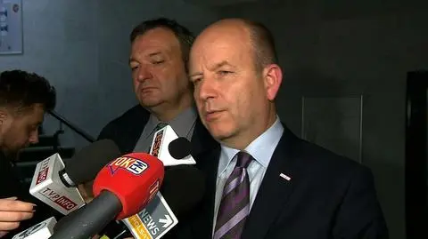 Konstanty Radziwiłł, minister zdrowia, po rozmowach z protestującymi lekarzami