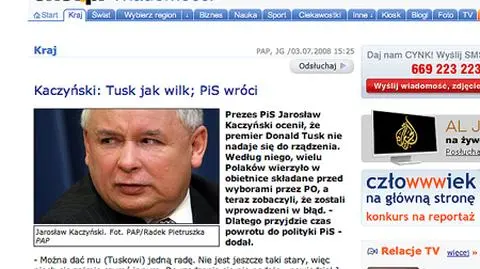 PiS chce lepiej wyglądać na Onecie