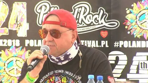 Jerzy Owsiak na Pol'and'Rock Festival