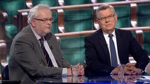 Andrzej Rychard i Tomasz Nałęcz w "Faktach po Faktach"